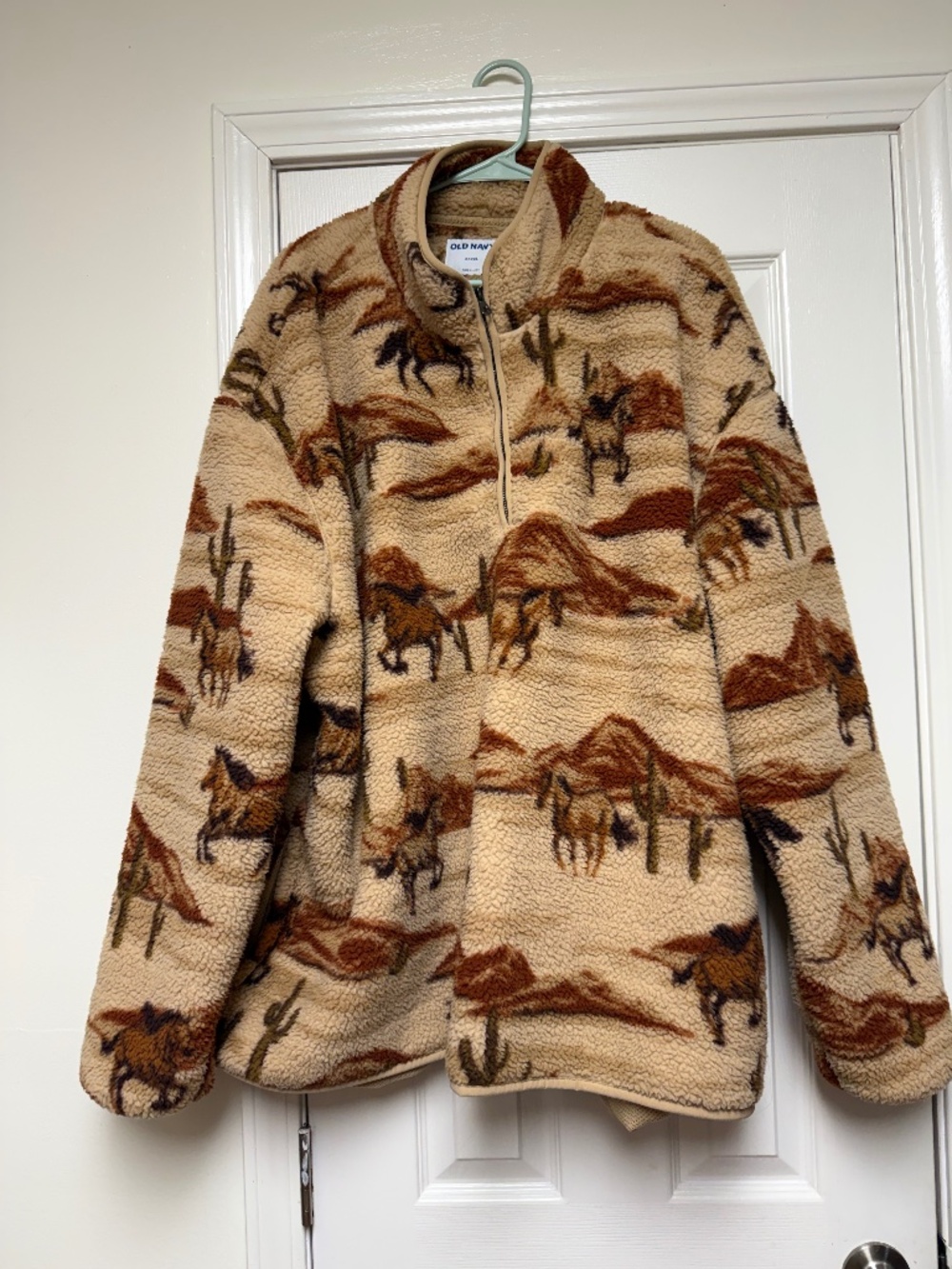 Old Navy Western Sherpa Quarter Zip